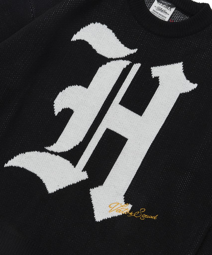 STIGMA Hell Oversized Knit Crewneck