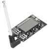FM Transmitter Board 2 LCD Display Stereo   Module 78-108 MHz Wide Voltage 3.6V-15V with Power Off Memory for Home Car Radio