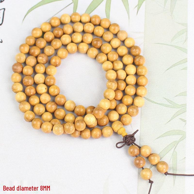 Деревянные браслеты из бусин сандалового дерева - 108 бусин, унисекс украшения для пар