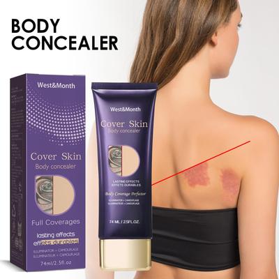 West&Month Body Concealer Водонепроницаемый маскирующий тату, шрамы, родимые пятна, невидимый консилер для тела