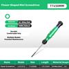 1 шт. Мини-отвертка Torx с магнитом, легированная сталь S2, крестовые отвертки, отвертка в форме цветка T5-T20