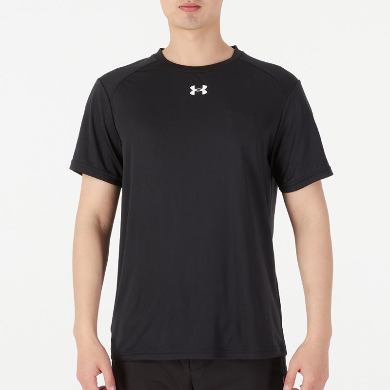 Under Armour Футболка с короткими рукавами и круглым вырезом для тренировок, мужские топы, черная 21500513-001