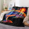 Dolphin Print Flannel Blanket, High quality Comfortable for All Seasons, Home Decor, Warmth and Comfort, Perfect for Christmas Gifts