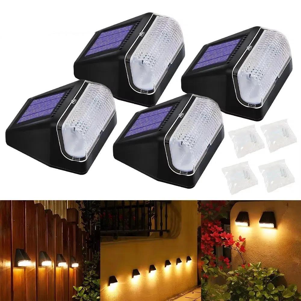 Waterproof LED Solar Light Outdoor Lawn Lighting New Wall Light Garden Decoration