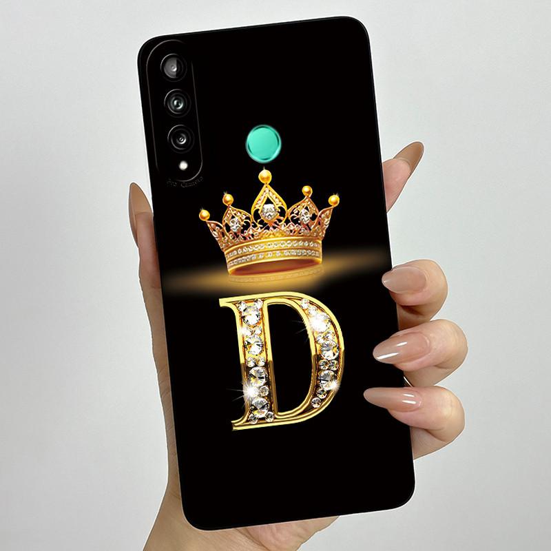 Для Huawei Y7p P40 Lite E ART-L28 ART-L29 Модный Чехол для Телефона с Инициалами для Пары Y7P 2020 Мягкий Силиконовый TPU Защитный Чехол