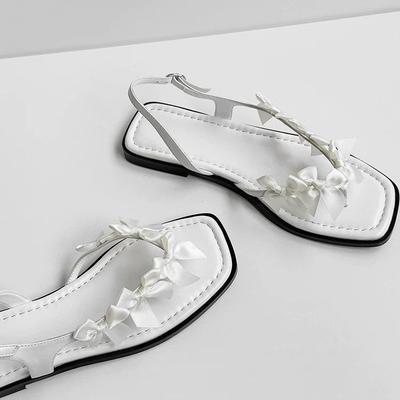 2025 новые сексуальные уличные тапочки на шпильке с квадратным носком, сандалии-однословки, нескользящие, кружевные, трендовые