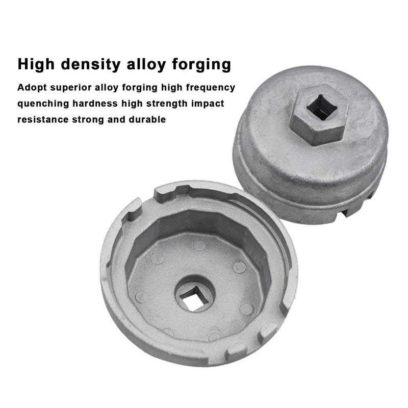 Ключ для масляного фильтра Инструмент для снятия крышки масляного фильтра Универсальный ключ для мотоциклетного фильтра Высокоплотный сплав Материал Автомобильные аксессуары