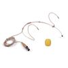 Lightweight Headworn Headset Microphone Condenser Mic 4-pin Mini XLR Plug for Wireless Bodypack