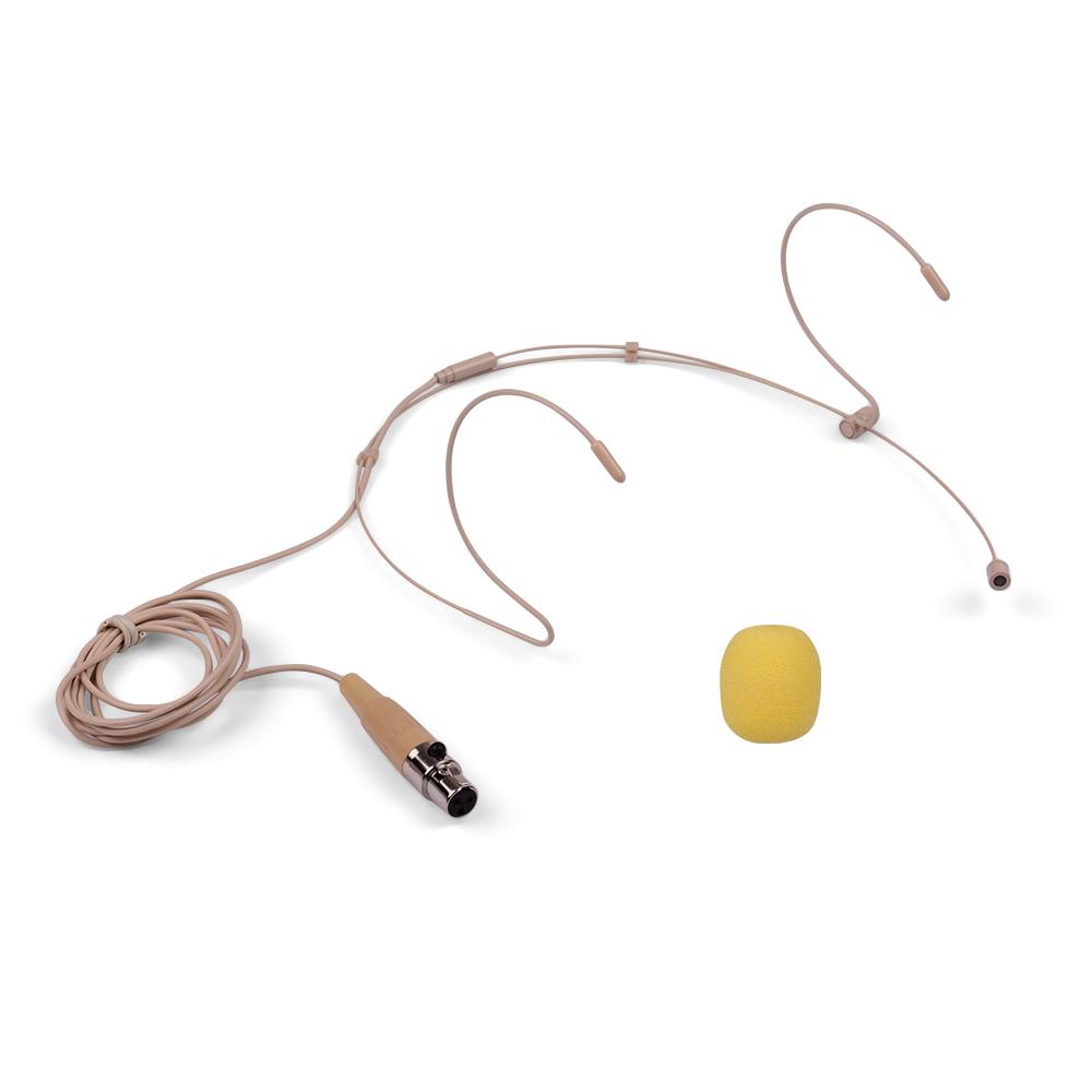 Lightweight Headworn Headset Microphone Condenser Mic 4-pin Mini XLR Plug for Wireless Bodypack