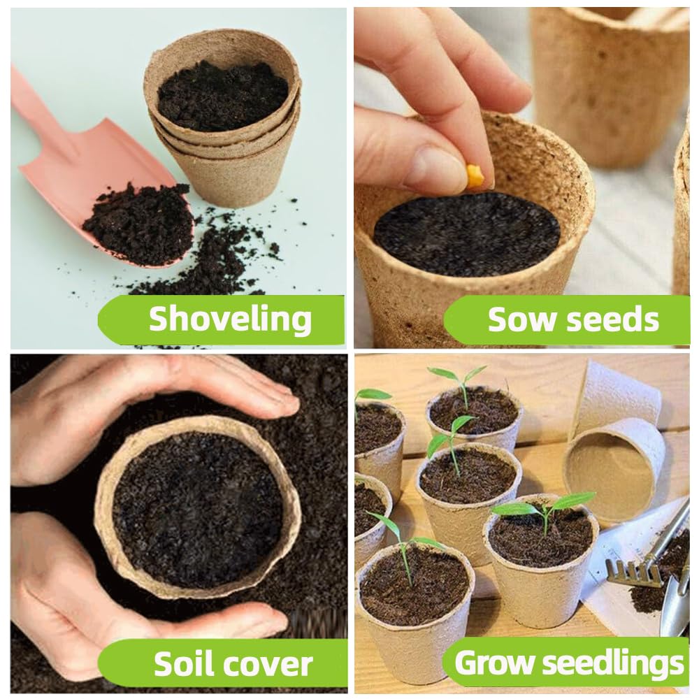 Skycabin Бумага для выращивания рассады Набор растений диаметром Рассада Рассада Растение Семена Овощеводство Домашнее садоводство Горшки, Горшки, Горшки, 100, 8см,