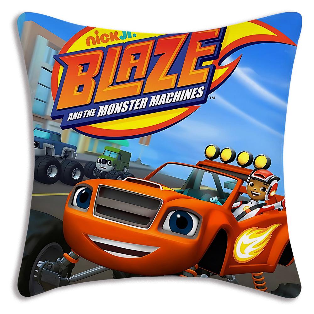 Чехлы на подушки 'Вспыш и Чудо-машинки' Мультяшные Декоративные для дивана Домашние Двусторонние Печать Короткий Плюш Милый Чехол для Подушки