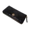 Tory Burch Кошелек женский Willa с металлической эмблемой, на молнии, кожаный, черный 159228-001