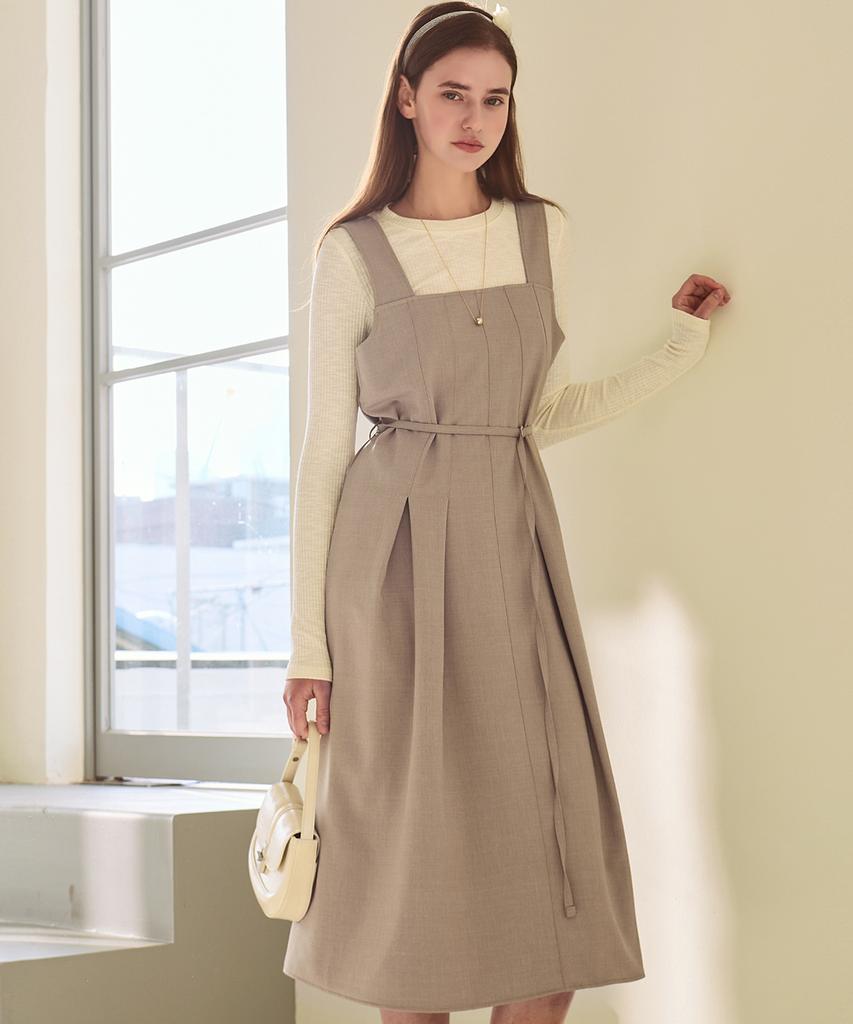 Slow Lolly Minimal Square Dress_3 Colors