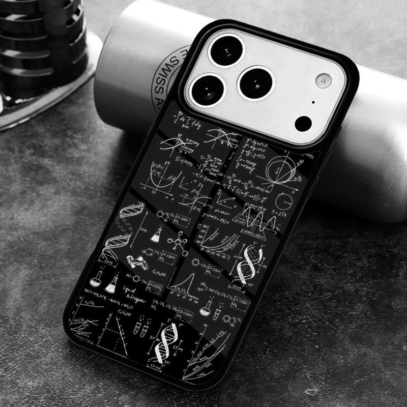 Physics Math Formula Equation Phone Case for iPhone 17 16 15 Pro Max Air 14 13 12 11 Plus Shockproof Capa Cover