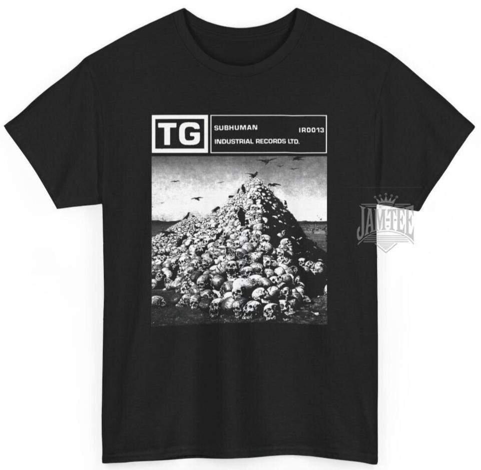 Футболка Throbbing Gristle Subhuman, Музыкальный Панк Готика Рок Метал Унисекс Футболка