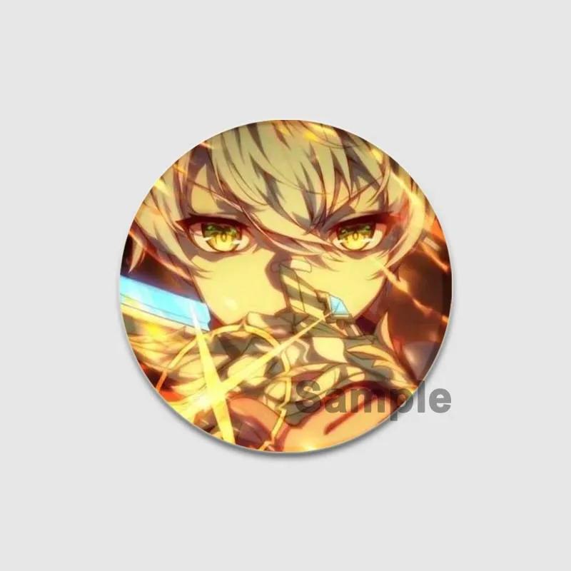 Значки Bennett 32/44/58 мм, аниме-броши ручной работы Genshin Impact, значок на лацкан игрового персонажа, креативный значок в виде мультяшной фигурки, подарочный аксессуар