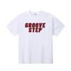 GROOVESTEP Красная Укороченная Футболка Оверсайз с Коротким Рукавом S0004