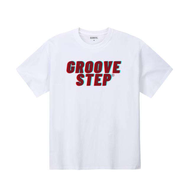 GROOVESTEP Красная Укороченная Футболка Оверсайз с Коротким Рукавом S0004