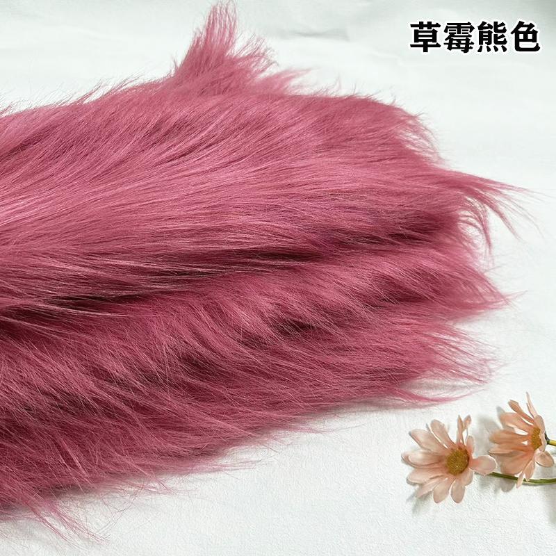 100x180 см длинный искусственный мех ткань ковер одежда кукла плюшевая мягкая игрушка для рукоделия DIY швейные принадлежности ручной работы