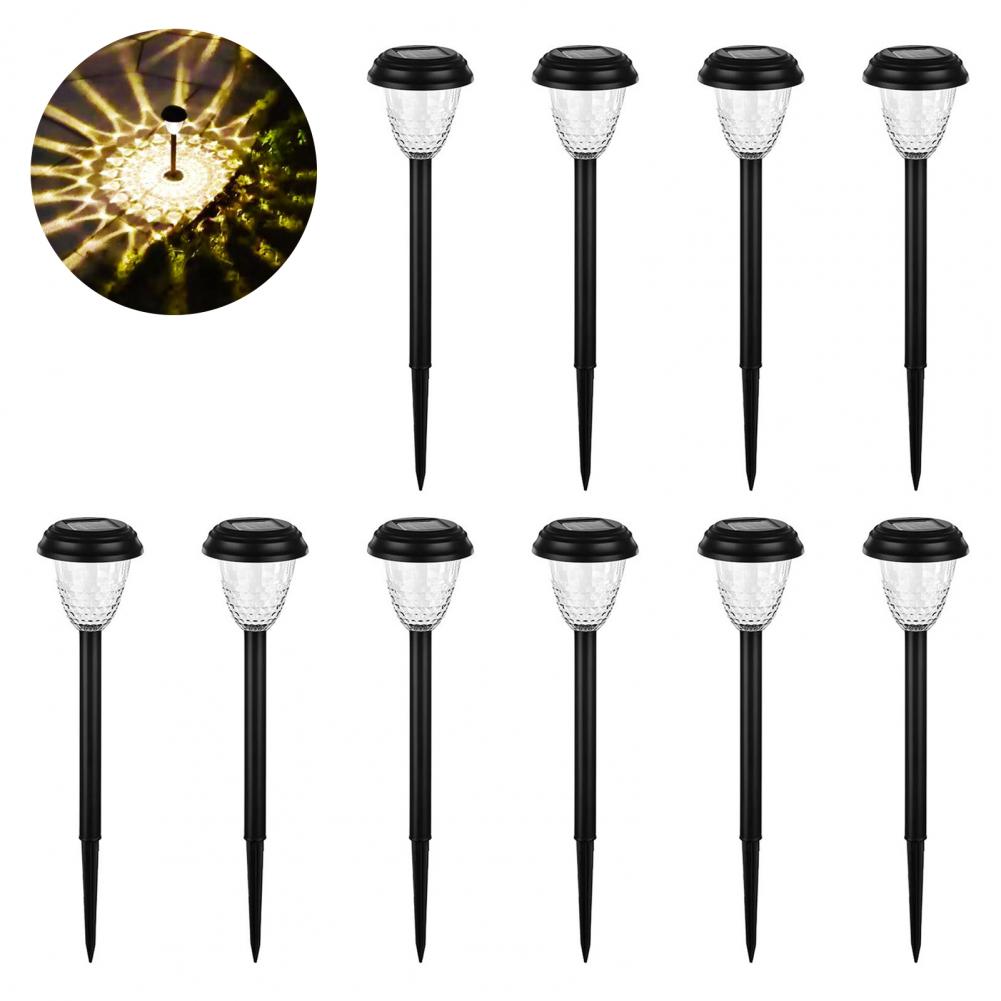 Super Bright Solar Light Solar Powered Garden Pathway Lights with Automatic On/off Feature for Outdoor Landscape