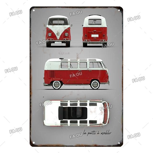 Super Car Retro Metal Poster Board Garage Vintage Decorative Tin Sign Auto Club Wall Art Plaque for Modern Home Decor Aesthetic