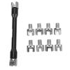 10 Interchangeable Tips Motorcycle Spoke Wrench  Spoke Tension Adjustment