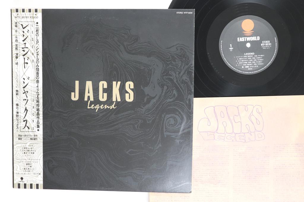 Виниловая пластинка JACKS Legend WTP80181 EASTWORLD 1985 Япония Obi Японский PopRock Б/у