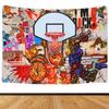 Спорт Аниме Горячая кровь Баскетбол Гобелен Настенный ковер Фон Ткань Бейсбол Футбол НБА Зал Украшение комнаты