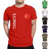 Мужская повседневная свободная футболка с принтом, пуловер с круглым вырезом, топ с короткими рукавами