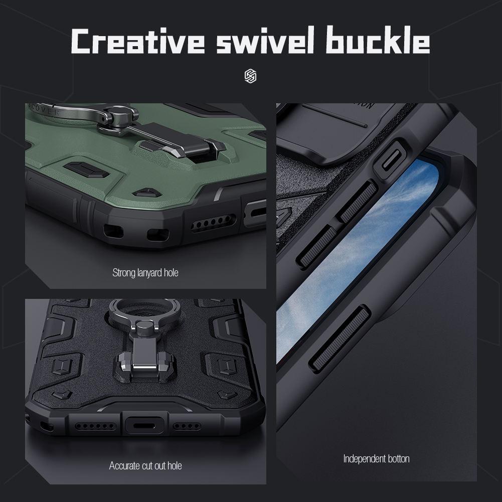 Для iPhone 12 13 15 Pro и Pro Max Чехол Nillkin CamShield Armor Pro Сдвижная защита камеры Магнитный Чехол для мобильного телефона