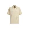 Verbiage Polo Shirt With Monochrome Chest Lettering Detail Men Tops Prairie-Brown IP3978