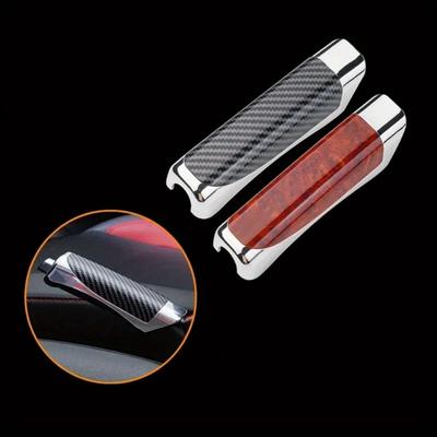1 шт. Чехол на ручной тормоз автомобиля, Защитная накладка на ручку ручного тормоза, Декоративная накладка из углеродного волокна, Аксессуары для интерьера