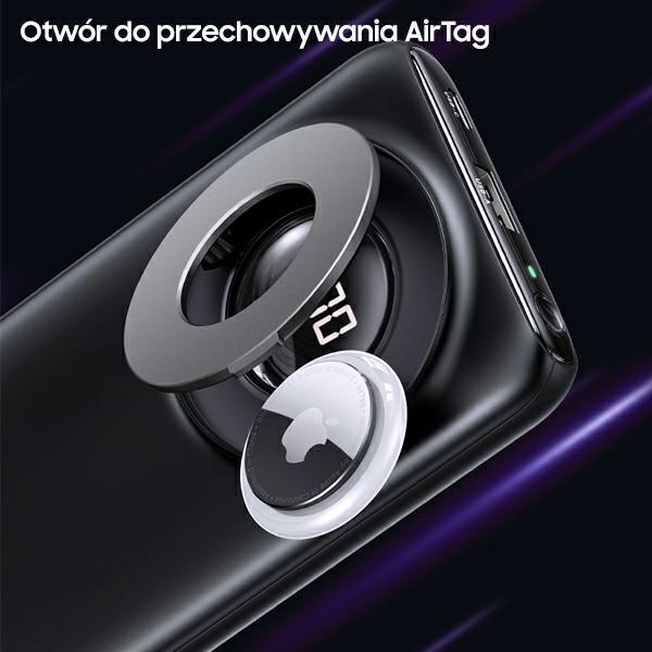 Powerbank USAMS 10000mAh 20W QC3.0 Power Delivery Magnetic Niebieski