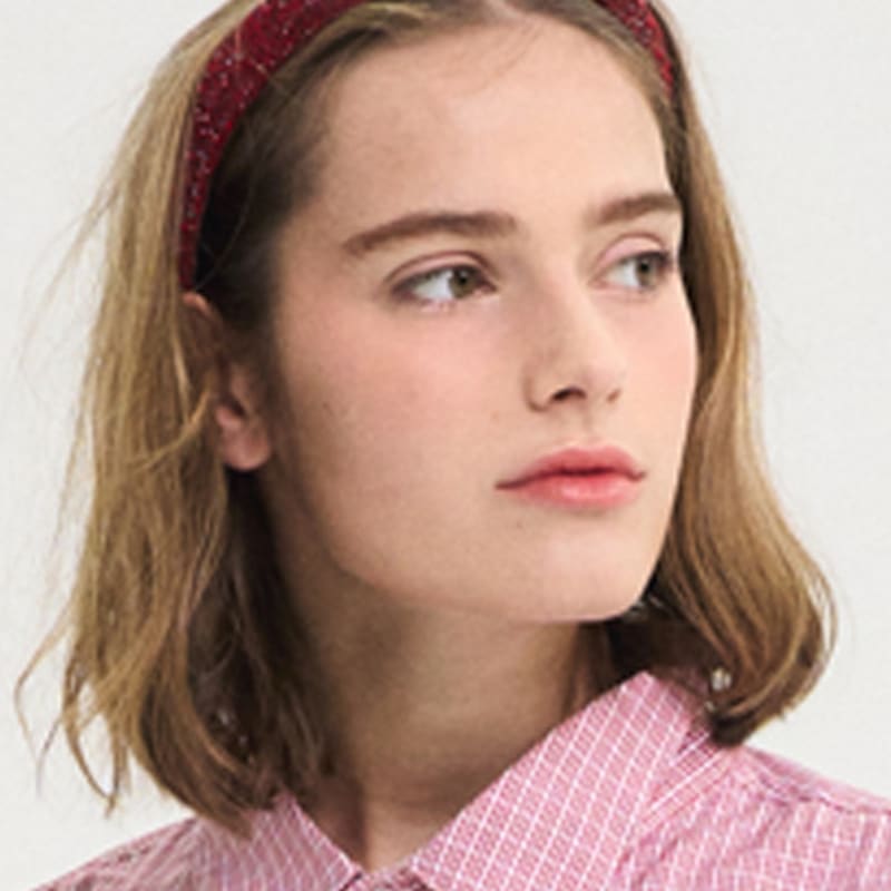 ИЗВИНИТЕ СЛИШКОМ МНОГО ЛЮБВИ Повязка для волос Milky Way volume_Красный