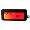 Car , Interior and Outdoor Car | Automotive Gauge with LCD Digital Display for Cars and Trucks