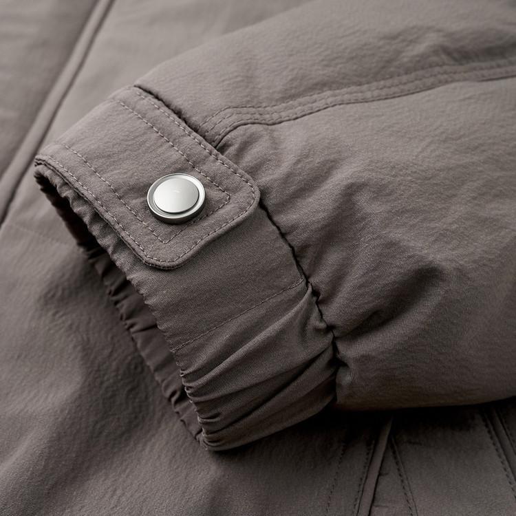 Men's Trendy Winter Commute Windproof Hooded Down Jacket - 90% Duck Down, Warm & Thickened
