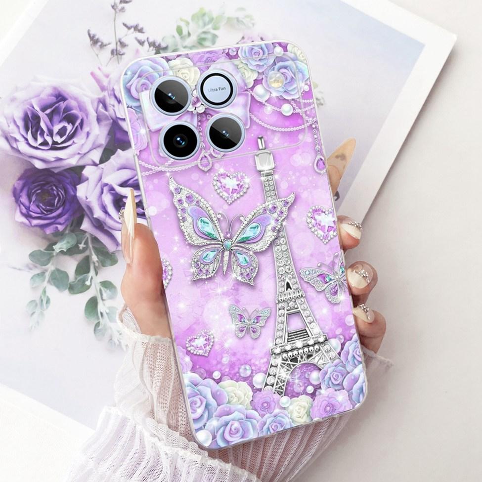 Clear Casing For Honor Win 5G AAP-AN00 Case For Honor Win 5G Cover Luxury Cute Cat Fashion Butterfly Cool Painted