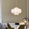 Japanese Nordic Decorative  E27 Suspension Art Cloth Design Hanging Ceiling Light Silk Pendant Lamps Lighting Chandelier