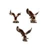 Resin Animal Sculpture Modern Miniatures Figurine Desktop Ornament Eagle Statue  Office