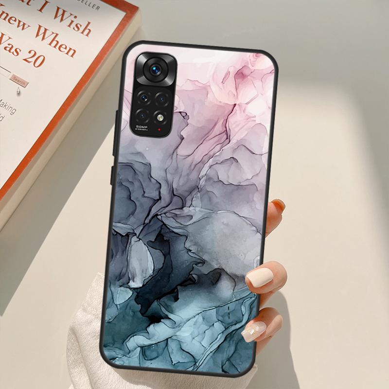 Чехол с пляжной пастельной абстрактной картиной для Xiaomi Redmi Note 10 8 9 11 Pro 8T 9S 10S 11S Redmi 10C 9C 9A 9T K50 K40 Gaming