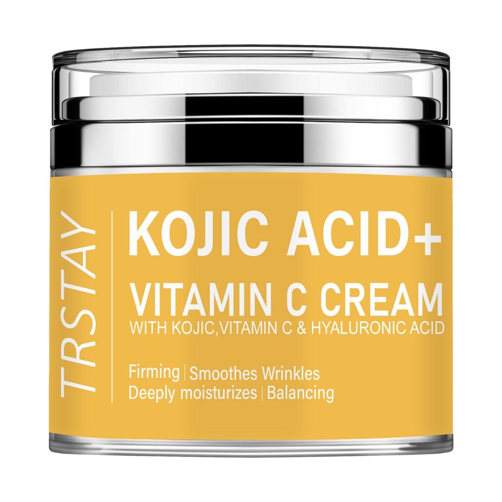 Kojic Acid + Vitamin C Cream for Body Neck and Face Whitening Moisturing Brightening Tightening Cream