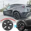Колпаки на диски 19" матово-черные для Tesla Model Y 2025-2026 (Набор из 4)