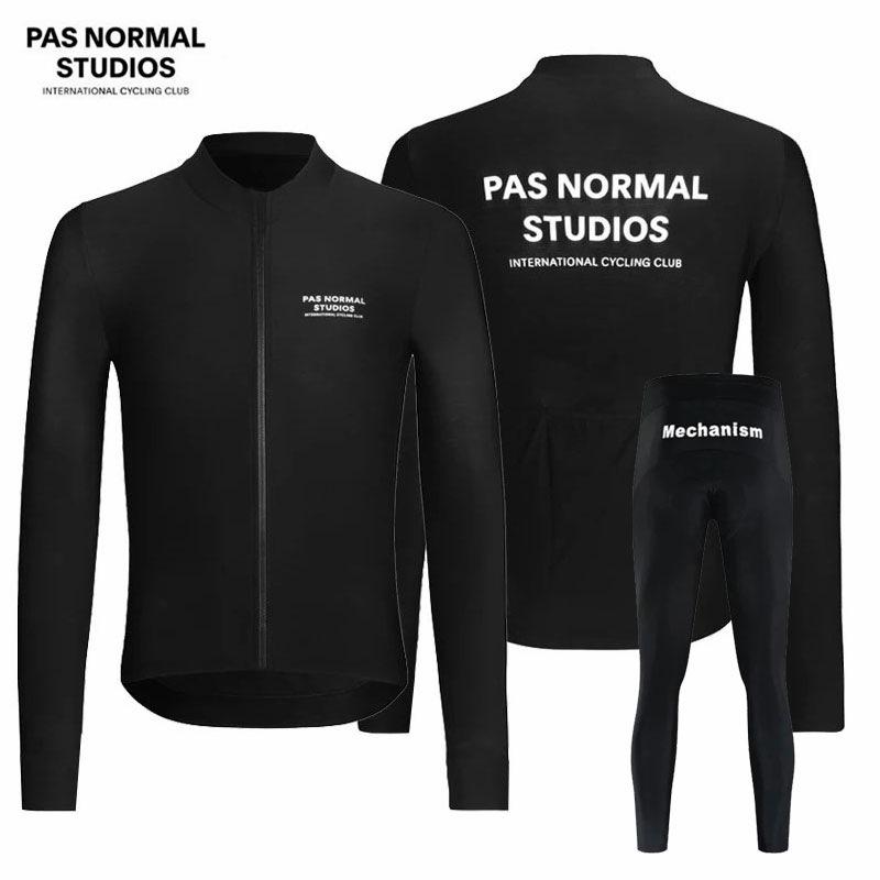 Long-sleeved new PAS spring and autumn cycling suit men's team version PAS bicycle road bike cycling suit foreign trade