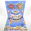 Blowable Led Candle Happy Birthday Card Musical and Light Luxurious Foil Stamping Cards  All Ages