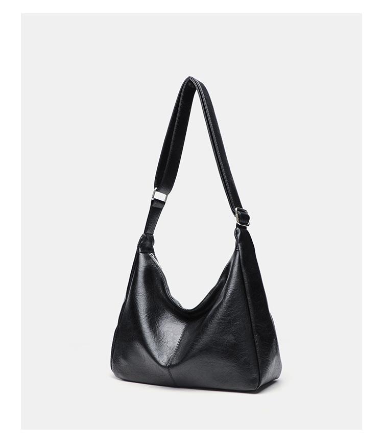 Женская сумка-мессенджер из мягкой кожи в стиле ретро 2025 года — вместительная универсальная сумка-тоут через плечо