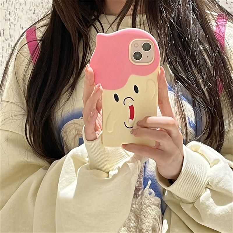 Милый забавный силиконовый чехол для телефона с медом и персиком для Iphone 14 13 12 11 Pro Max 14pro, корейский милый защитный мягкий чехол Funda