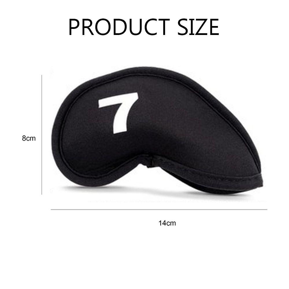 10PCS Universal Protector Putter Driver Mallet Sleeve Golf Iron Head Cover Club Headcover