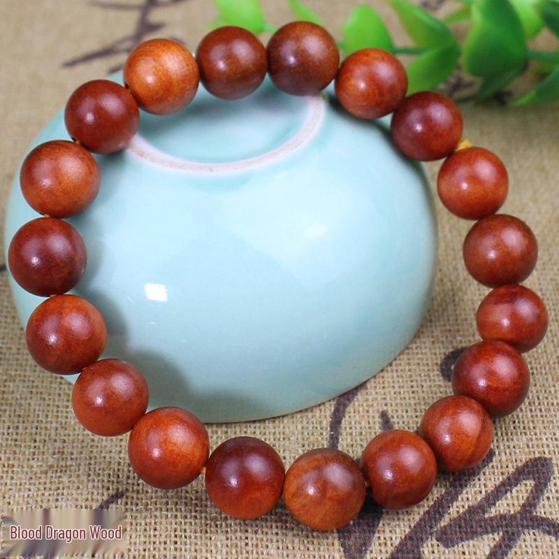 Браслеты из сандалового дерева 10 мм с одной петлей - буддийские бусины унисекс, четки, ювелирные изделия