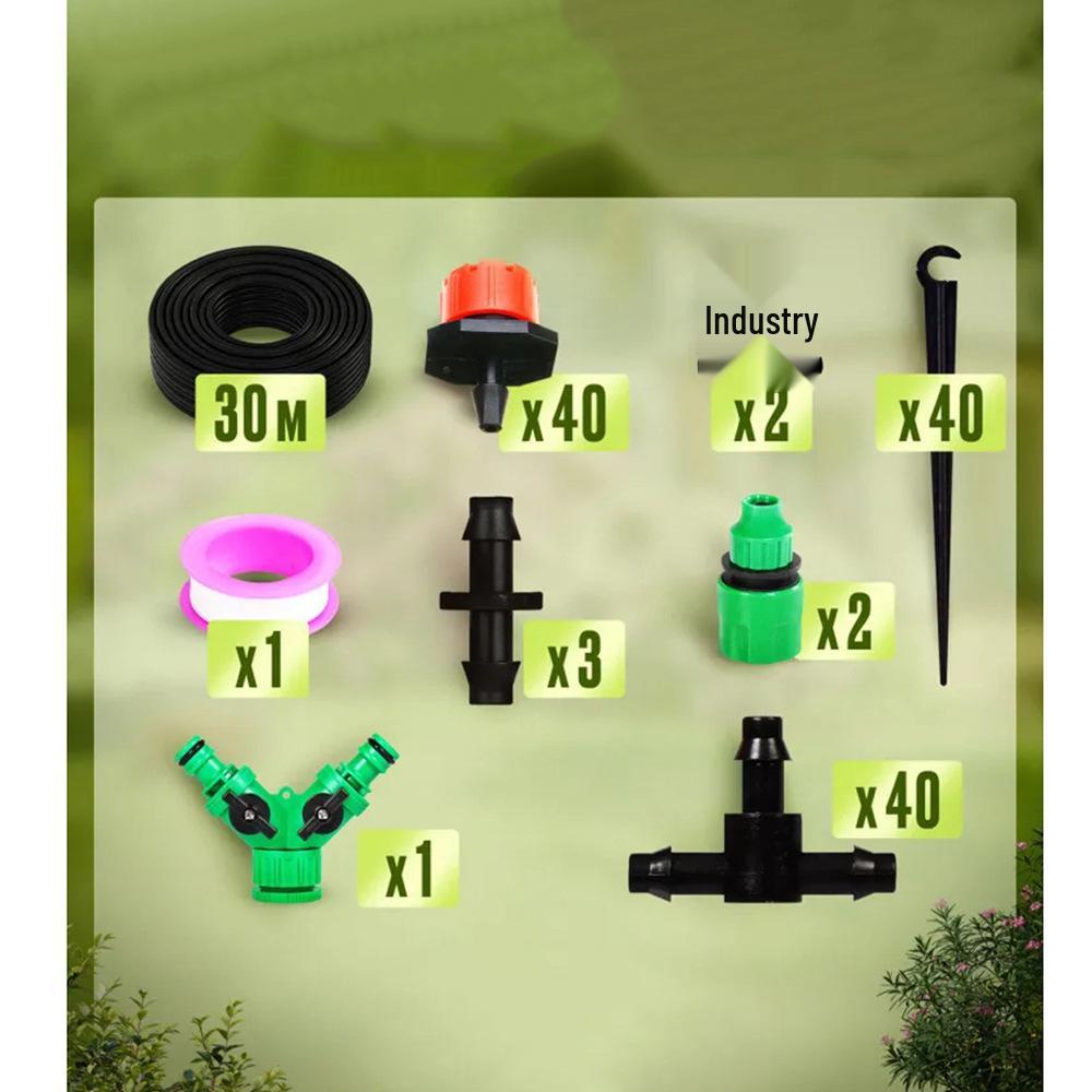 Регулируемый садовый дождеватель и система капельного полива