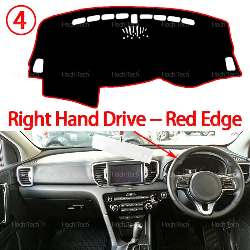 Dashboard Cover Protective Pad for KIA Sportage QL 2016- Car Accessories Dash Board Sunshade Anto-UV Carpet LHD RHD